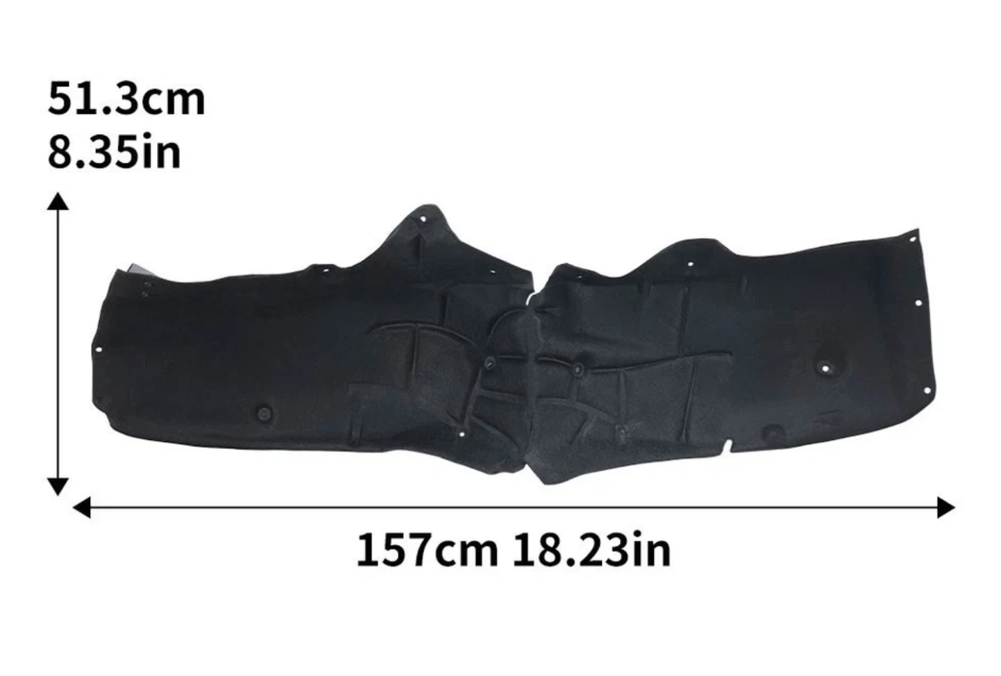 Product image 1 of 3: For 2017-2023 Tesla Model 3 Fender Liner Rear Right Wheel Liner