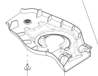 Catalog reference illustration: Suspension cover — left — OE 1493635-00-A