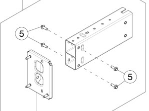 Catalog reference illustration: Rear crash box — right — OE 1505316-S0-A