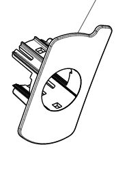 Catalog reference illustration: Front bumper left outer parking sensor bracket — OE 1493753-00-A