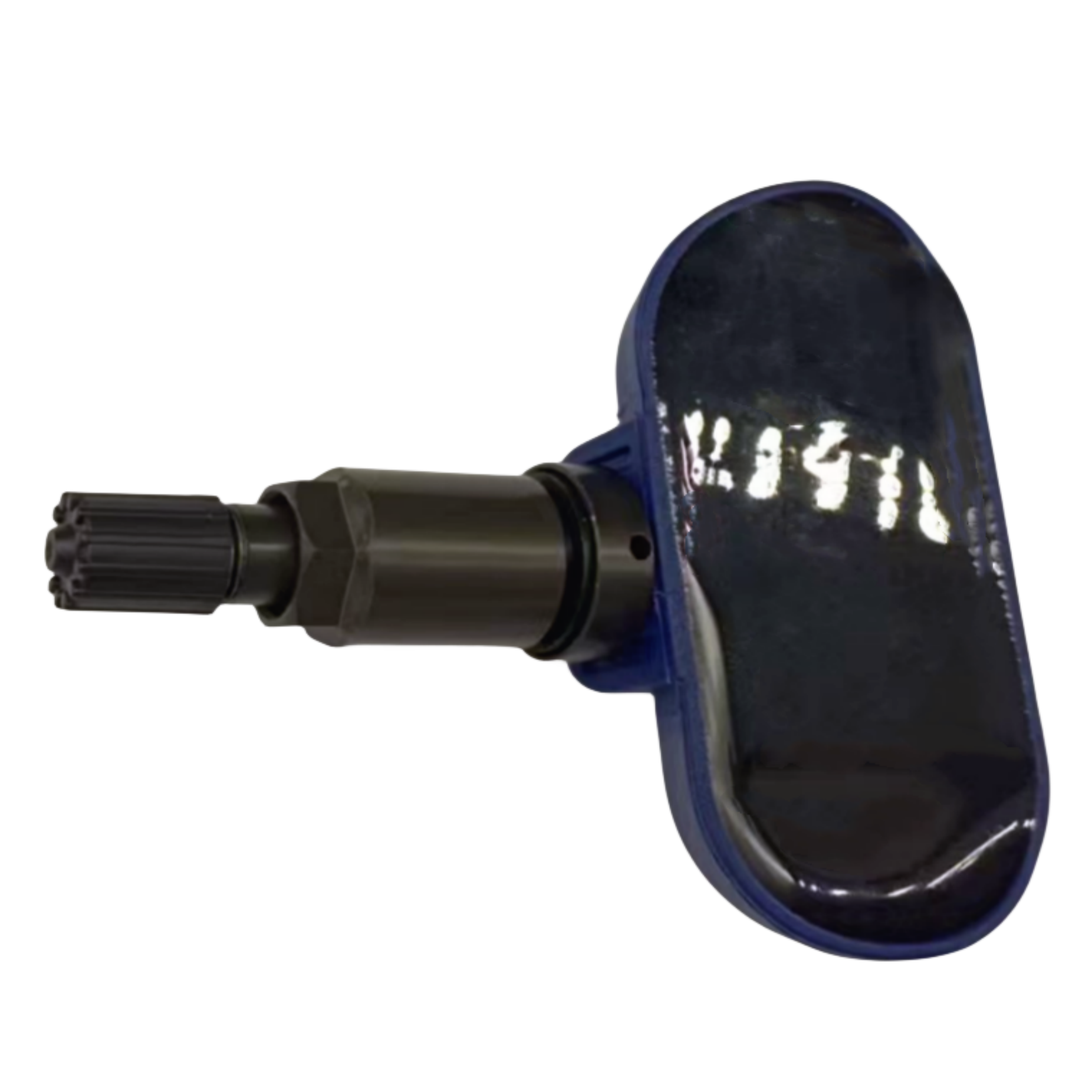 Catalog reference photo: TPMS sensor — 433 MHz, silver valve stem — OE 1034602-00-C